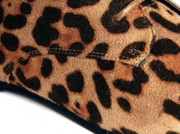 Leoparden Leo Halbschuhe Stiefelletten