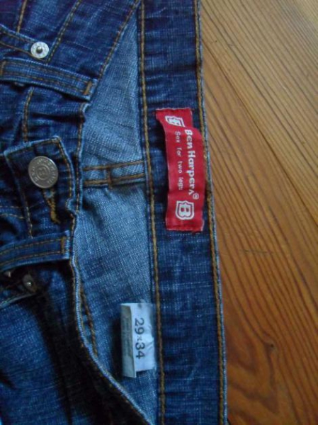 gekürzte Jeans
