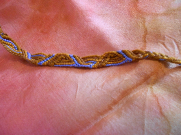 Armband | Freundschaftsarmband braun-kupfer-blau