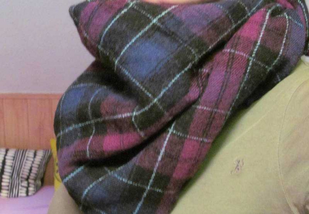 modernes XL Tuch Karomuster