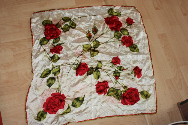 Schönes Tuch, Rosen Print, Blumen