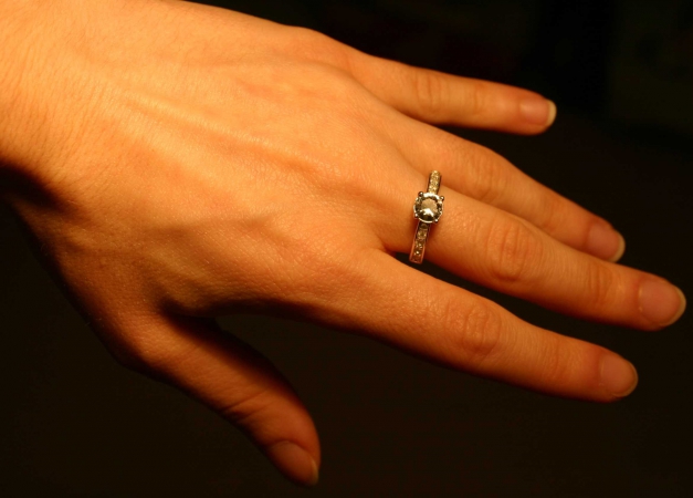 Echter Swarovski Ring mit Swarovski-Strassteinen