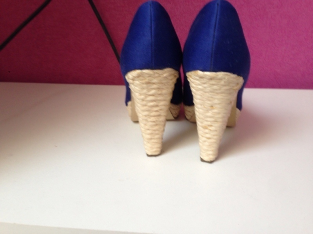 Blaue H&M High Heels 