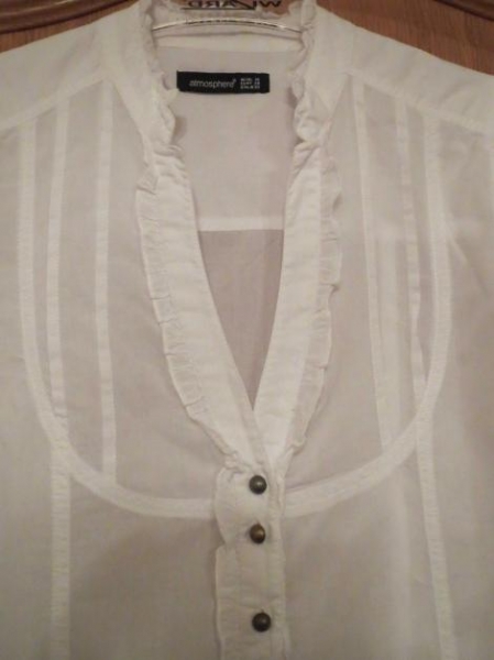 Bluse,weiß,Langarm,Neuwertig