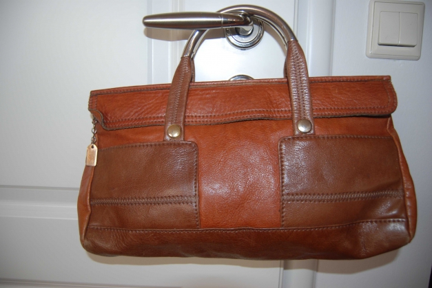Leder Handtasche Tasche Vintage True Trendi