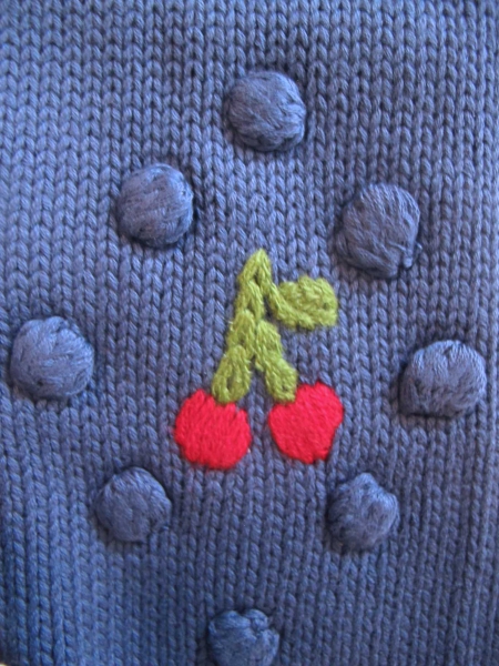 Blutsschwester Blutsgeschwister Schal Majolka blue Cherry comforter OVP 