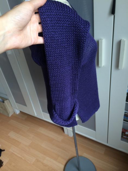 Pullover lila blau 