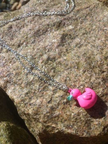 Pinke Entenkette 
