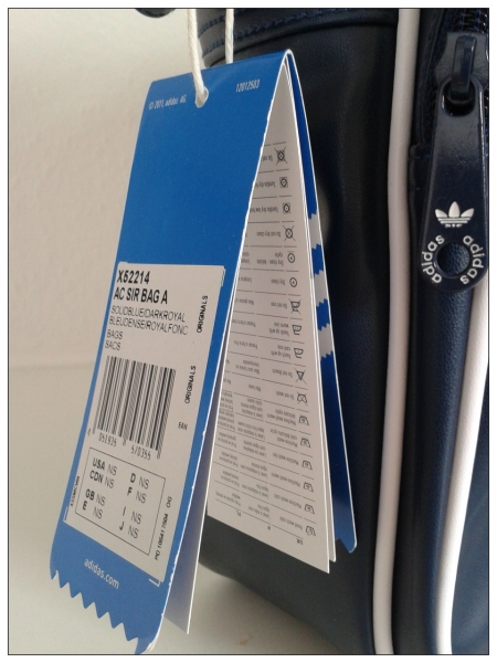 adidas Tasche Sir Bag Adicolor Umhängetasche dunkelblau/türkis NEU!