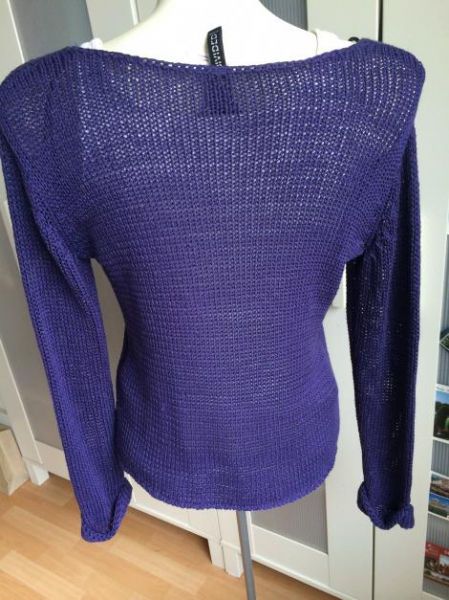 Pullover lila blau 