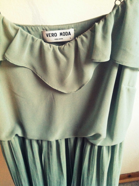 Kleid Vero Moda mintgrün 