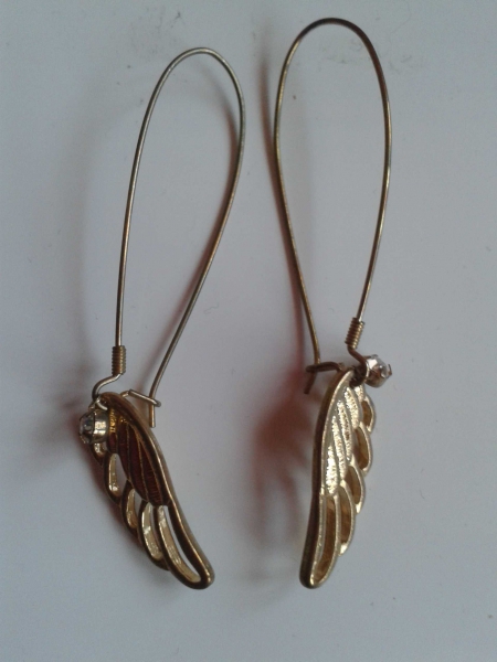 Flügel Ohrringe Gold