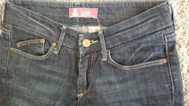 Lässige H&M Jeans Sqin 25 26 XS 
