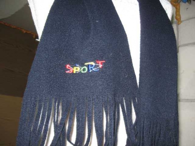 *** Fransenschal mit Aplikation ***