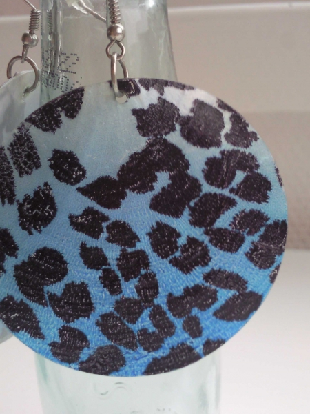 Perlmutt Ohrringe im Leolook