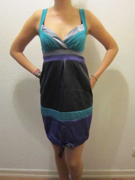 DEPT. Blogger Kleid Colour Blocking Hipster Party