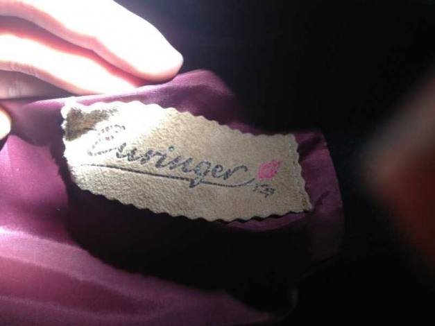 schöner schwarzer Mantel von Euringer 