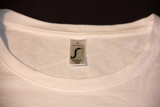 Bandshirt Kraftklub in weiß mit schwarzem Aufdruck