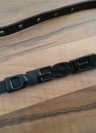 Ledergürtel Diesel Gr. 36 S 85 cm schwarz NEU