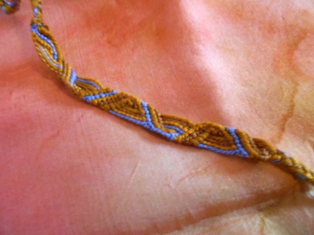 Armband | Freundschaftsarmband braun-kupfer-blau