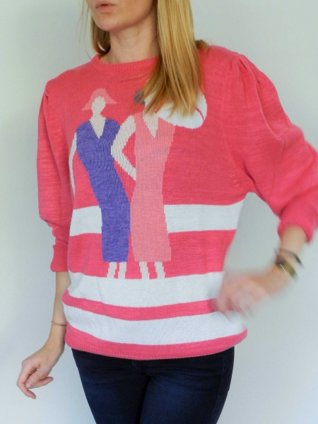 oversize vintage granny hipster blogger pulli