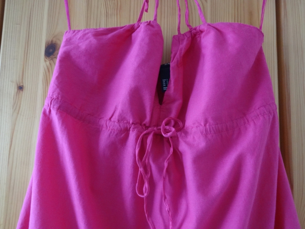Neues Neckholderkleid pink H&M