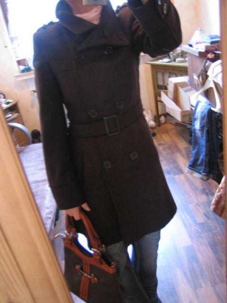 Mantel dunkelbraun Trench / Pimkie 