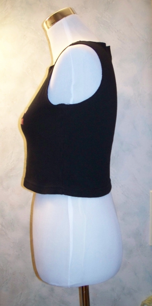 MODERN WOMAN// Schwarzes Kurz-Top 