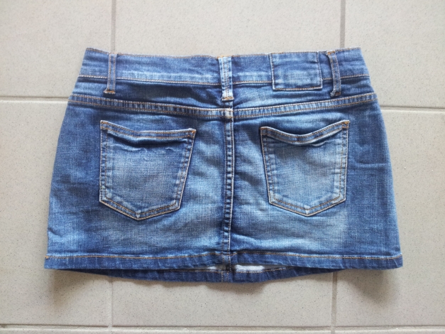 Jeans Minirock Gr. S