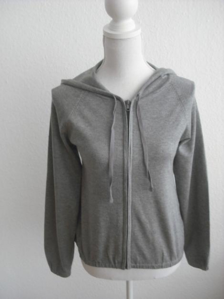 Schlumpf, Cardigan, Hoodie in Jersey-Strick, Gr. S