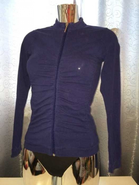  Amisu Sweatshirt Jacke Weste blau Gr. S