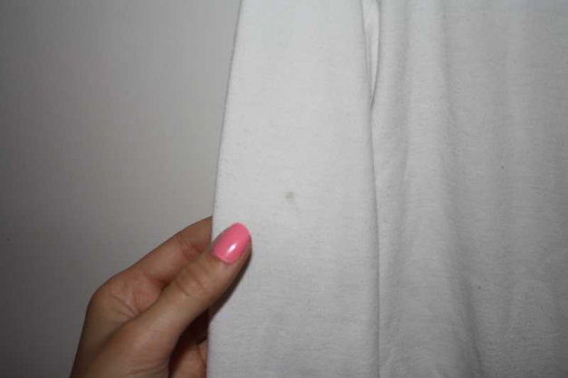 Weißer Kragenpullover Takko Größe XL