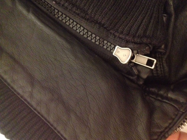 Schöne Neue Kunst Lederjacke Amisu S 36 New Yorker Kragen warm