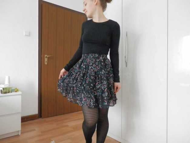 Traumrock, Vögel, H&M, Gr.XS