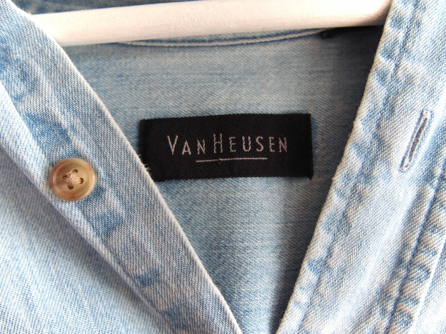 Bluse / Hemd / Denim / Jeans / Vintage / Oversize / 90er