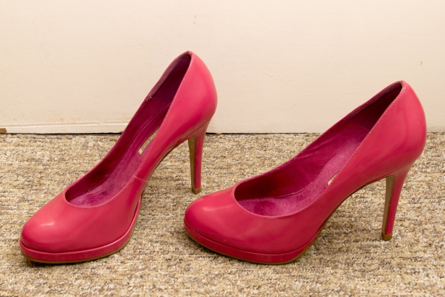 Pinke Buffalo Pumps - wie neu