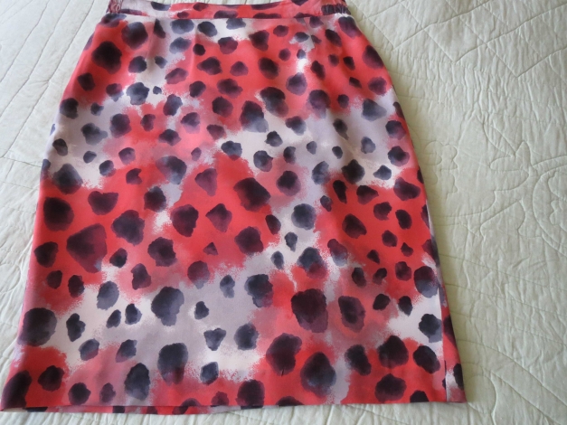 2-Teiler, Rock und Oberteil, Gr.38/40, Seide