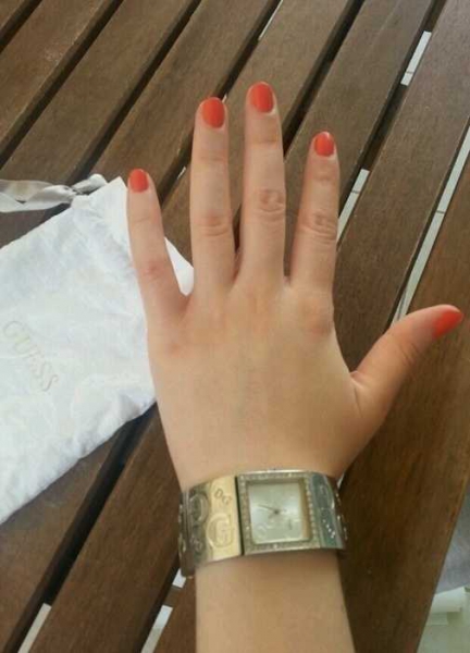 Guess silberne Uhr / Silberne Damenuhr