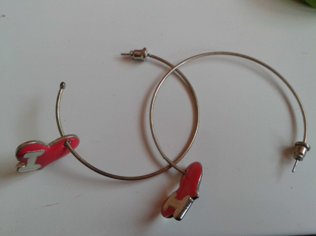 I love Ohrringe / Creolen