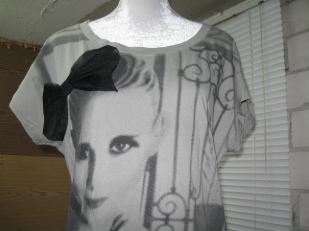 *** Shirt ~ Gesicht ~ Tüllschleife ***