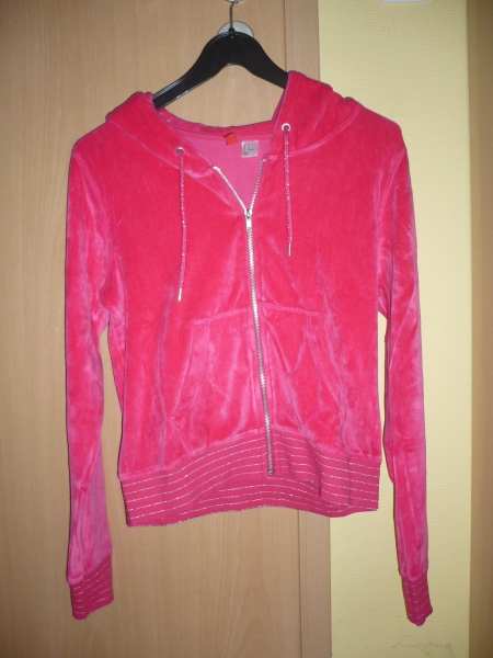 Pinke Samtjacke H&M größe 42