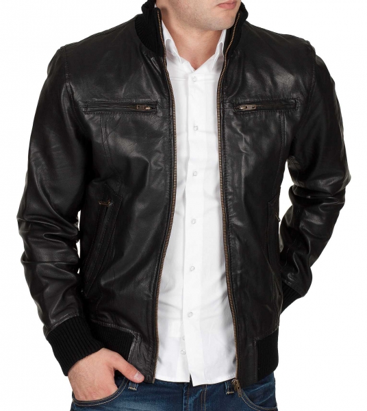 Jack & Jones Lederjacke Flow NEU