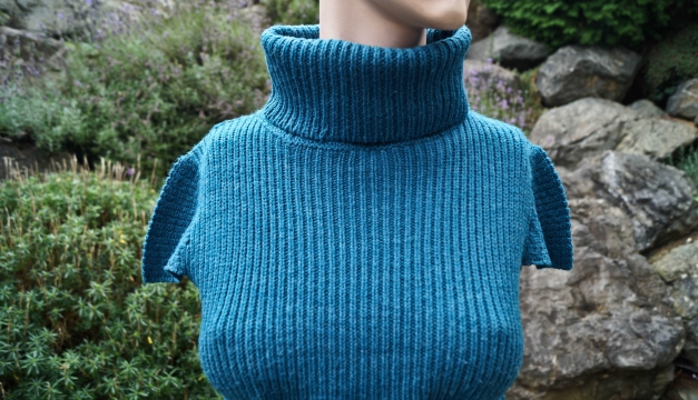 Strickkleid / Rollkragen