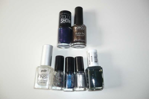 Nagellack-Set - Dunkel mit Effekt