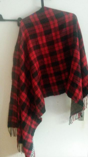 Wendeschal mit Karomuster