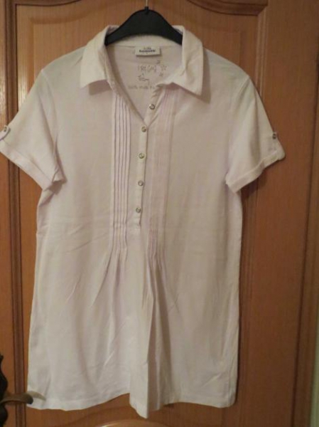 Bluse(lang), Gr. M, weiß, neu-nicht getragen