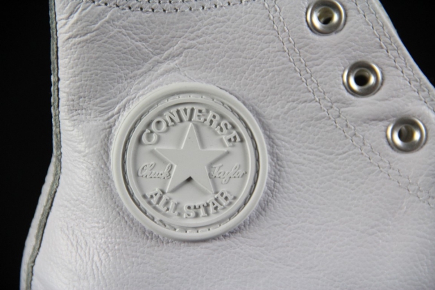Converse All Star White Mono Leather Hi - Weiß Leder Größe 42 NEU