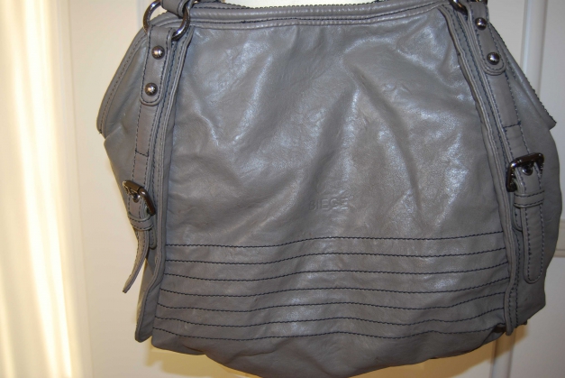 Graue Umhängetasche Shooper Bag Trendi