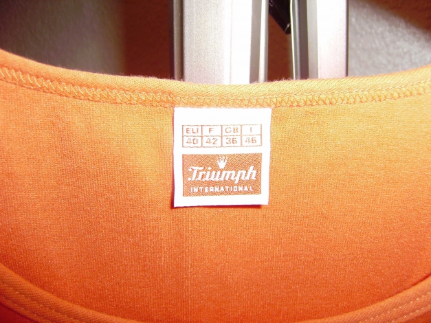 Top von Triumph orange ungetragen Gr. 40