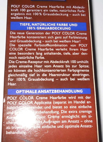 5x Schwarzkopf Poly Color Creme Haarfarbe Hellblond neu